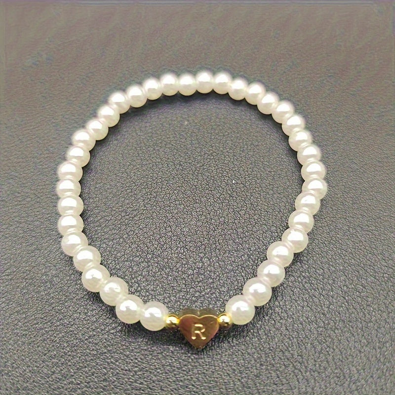 Pulsera Chic con Inicial en Corazón (A-Z)