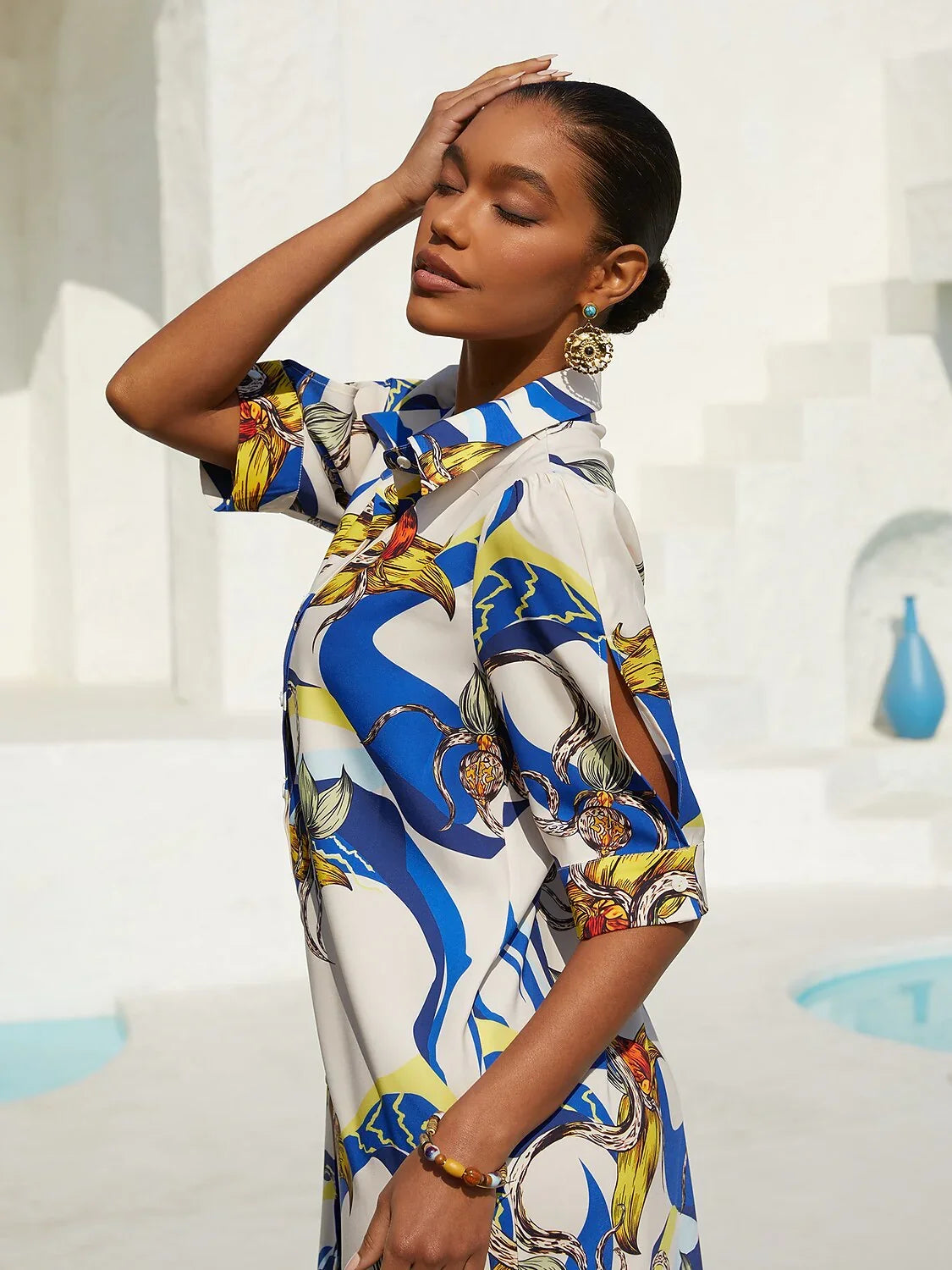 Santorini | Vestido Camisero Midi
