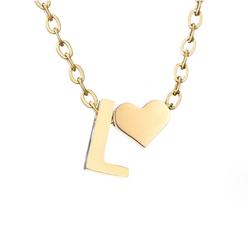 Collar Inicial Atemporal con Corazón