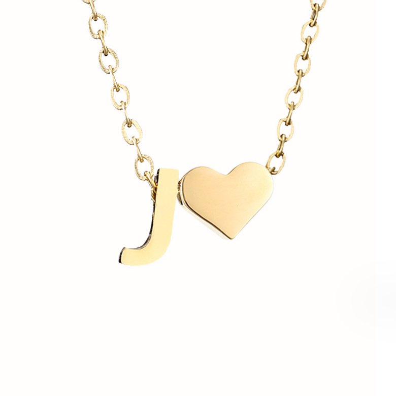 Collar Inicial Atemporal con Corazón