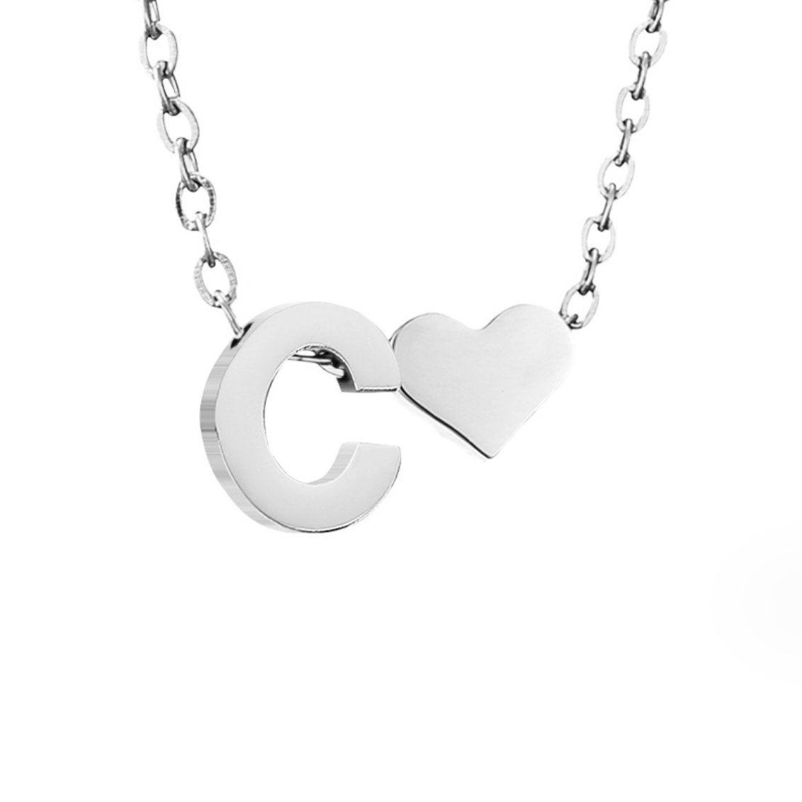 Collar Inicial Atemporal con Corazón