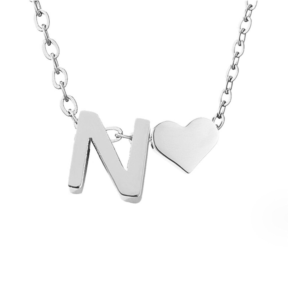 Collar Inicial Atemporal con Corazón