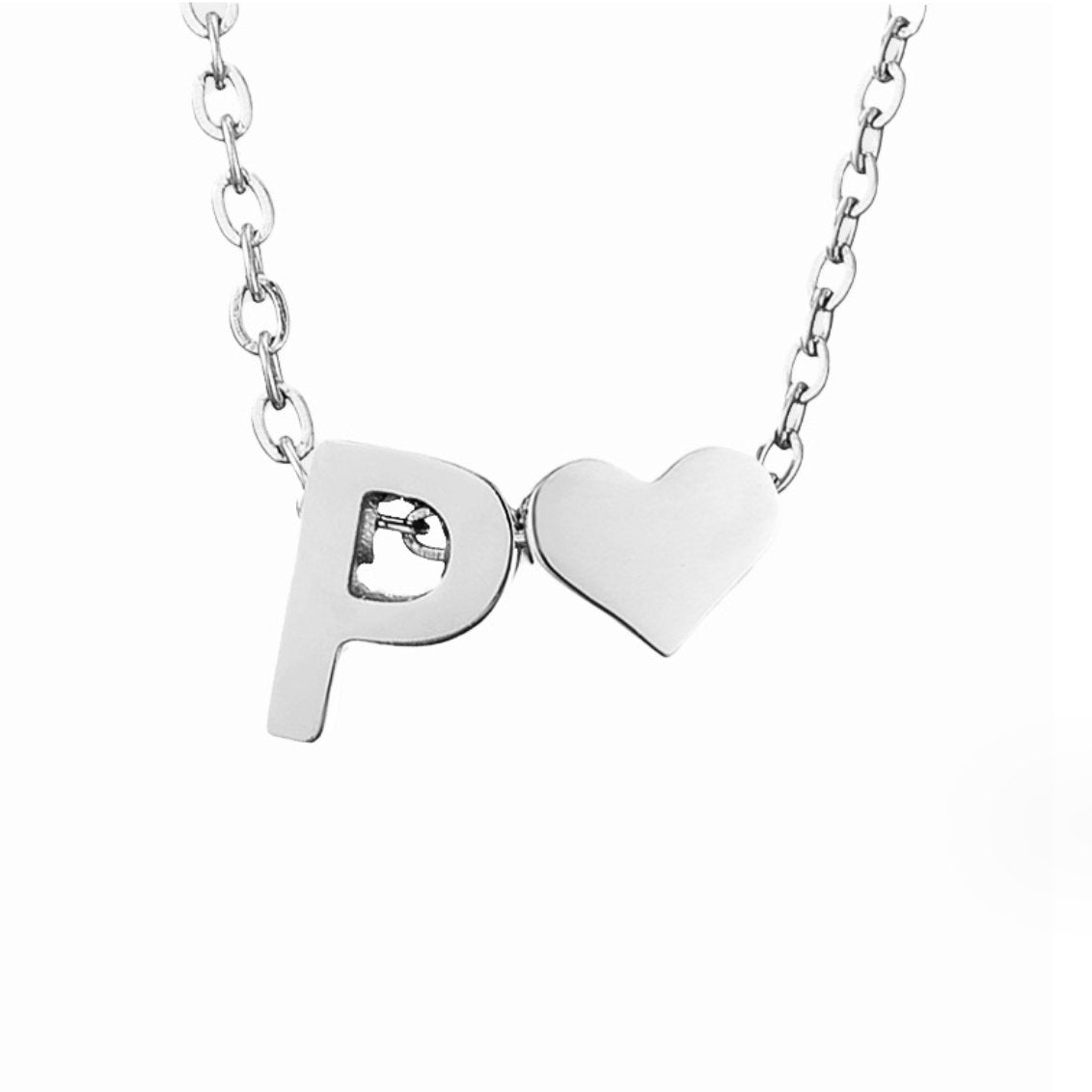 Collar Inicial Atemporal con Corazón