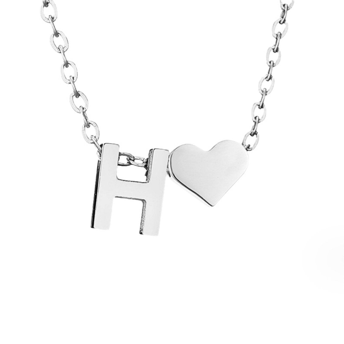 Collar Inicial Atemporal con Corazón