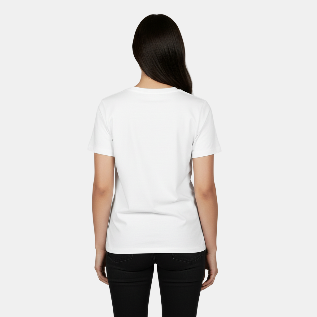 T-shirt Basica Donna in Cotone - Vestibilità Ampia e Manica Corta