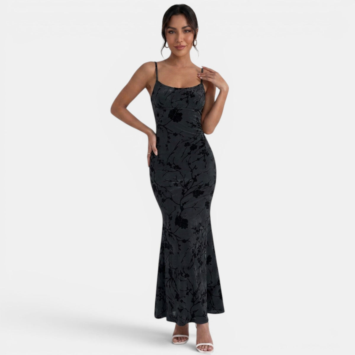 Vestido Largo Floral Mujer