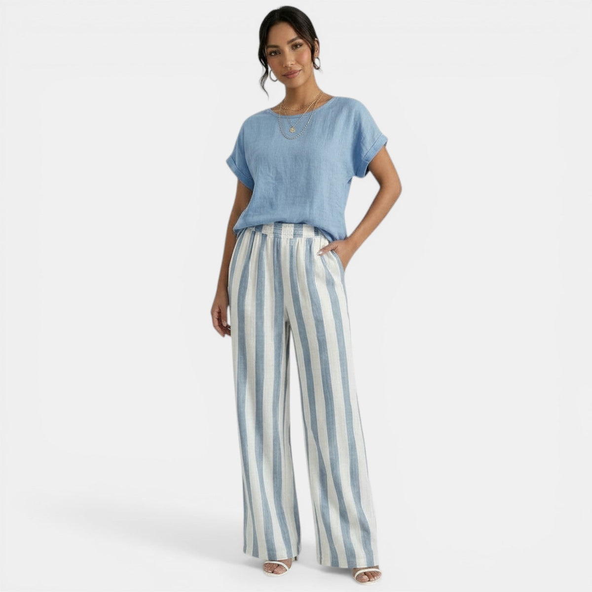 Conjunto Mujer Lino Verano