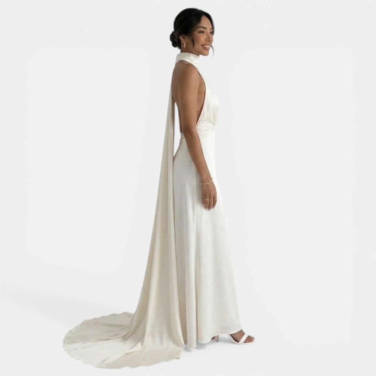 Vestido Novia Largo Ajustado