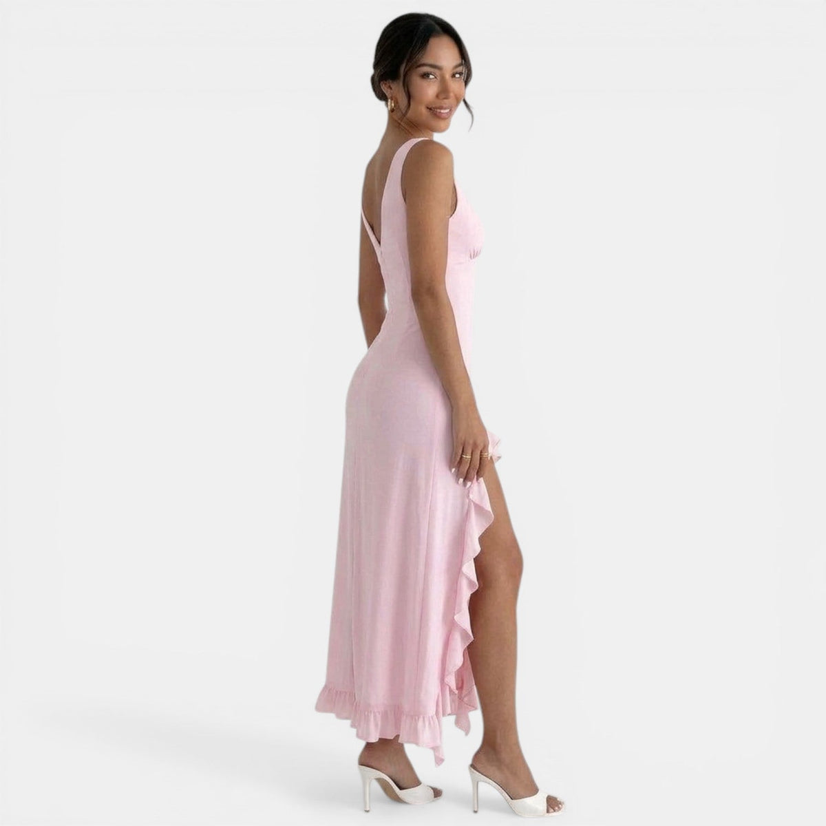 Vestido Midi Elegante Mujer
