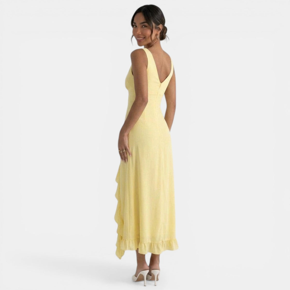 Vestido Midi Elegante Mujer
