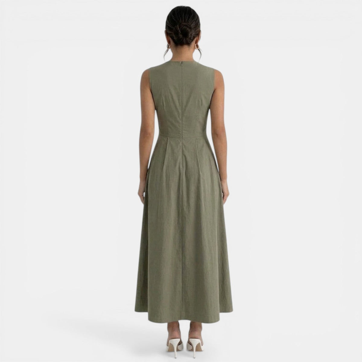 Vestido Midi Elegante Mujer