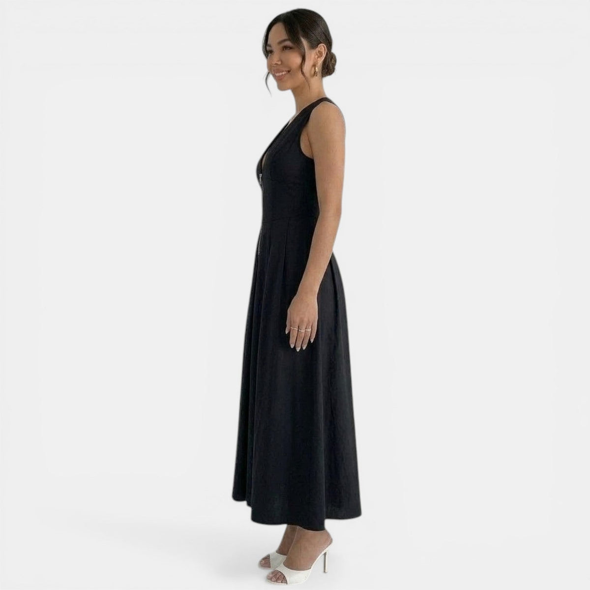 Vestido Midi Elegante Mujer