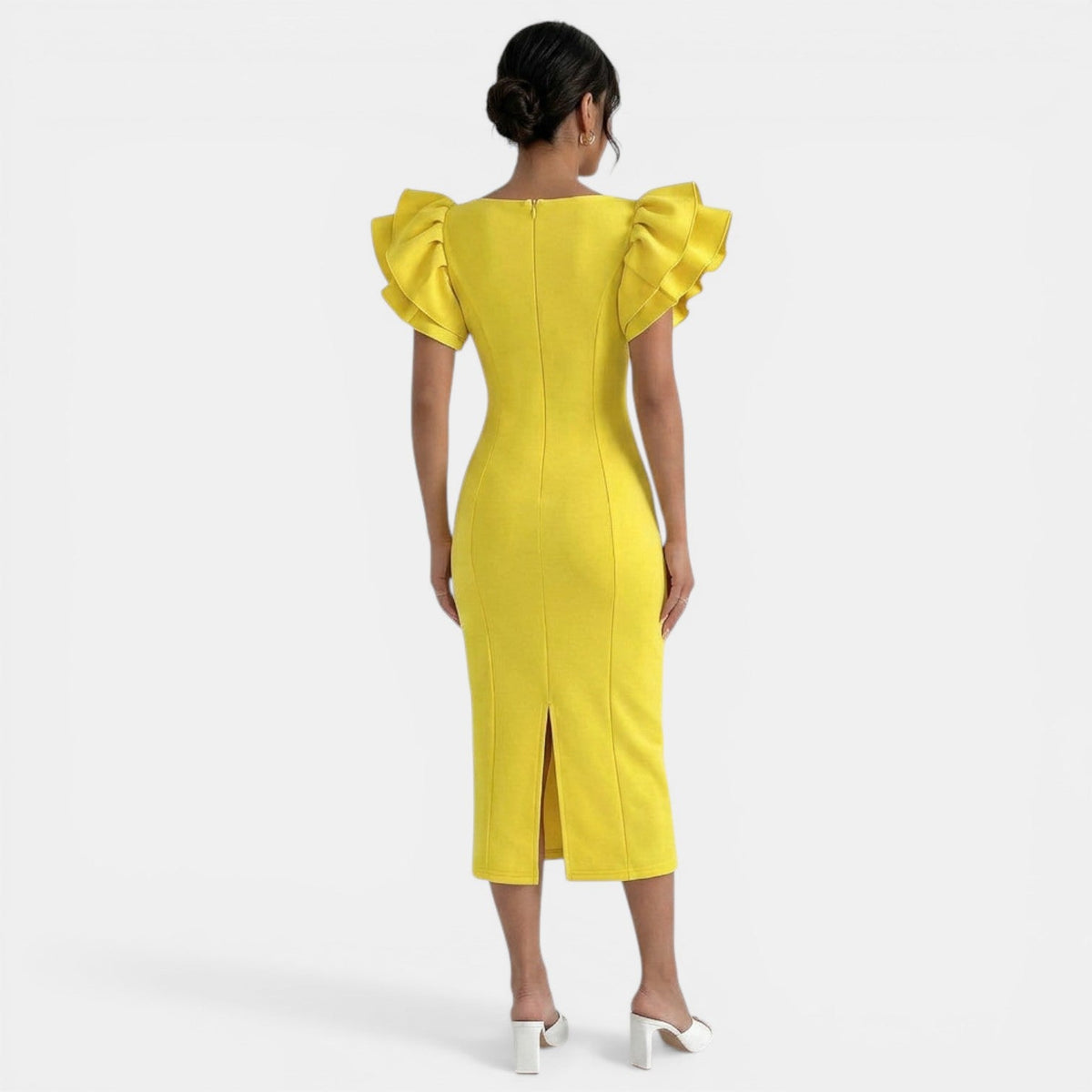 Vestido Midi Elegante Mujer