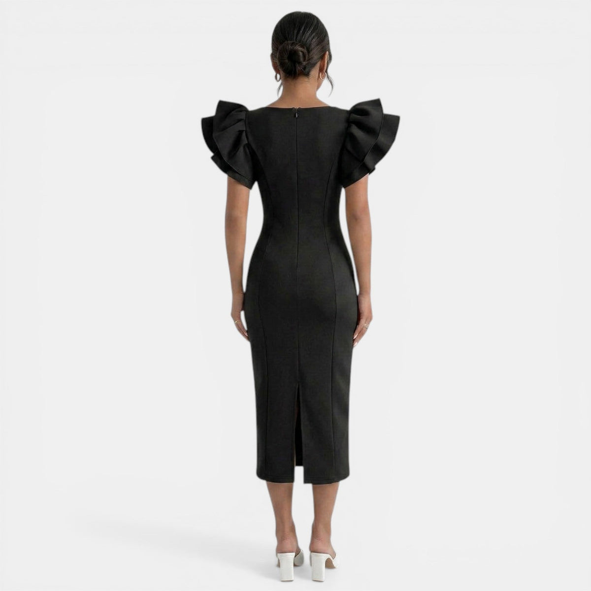 Vestido Midi Elegante Mujer