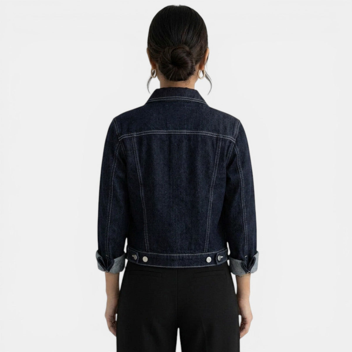 Chaqueta Vaquera Corta Denim Azul