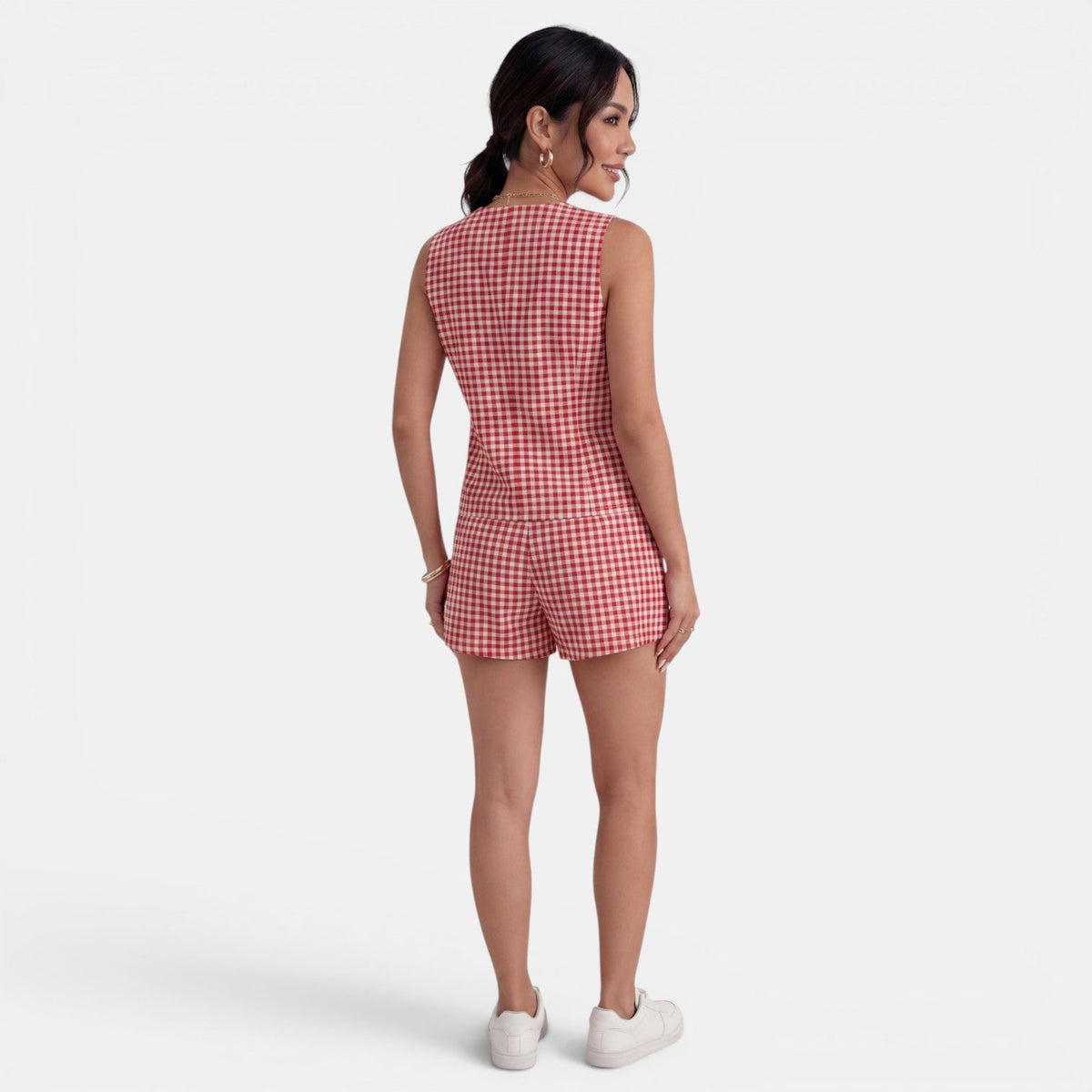 Conjunto Mujer Verano Cuadros