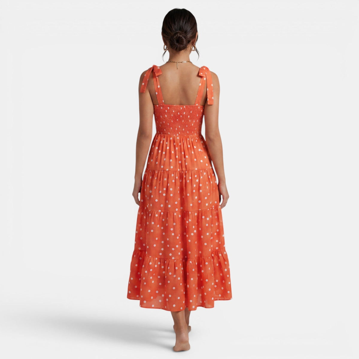 Vestido Midi Mujer Estampado Geométrico