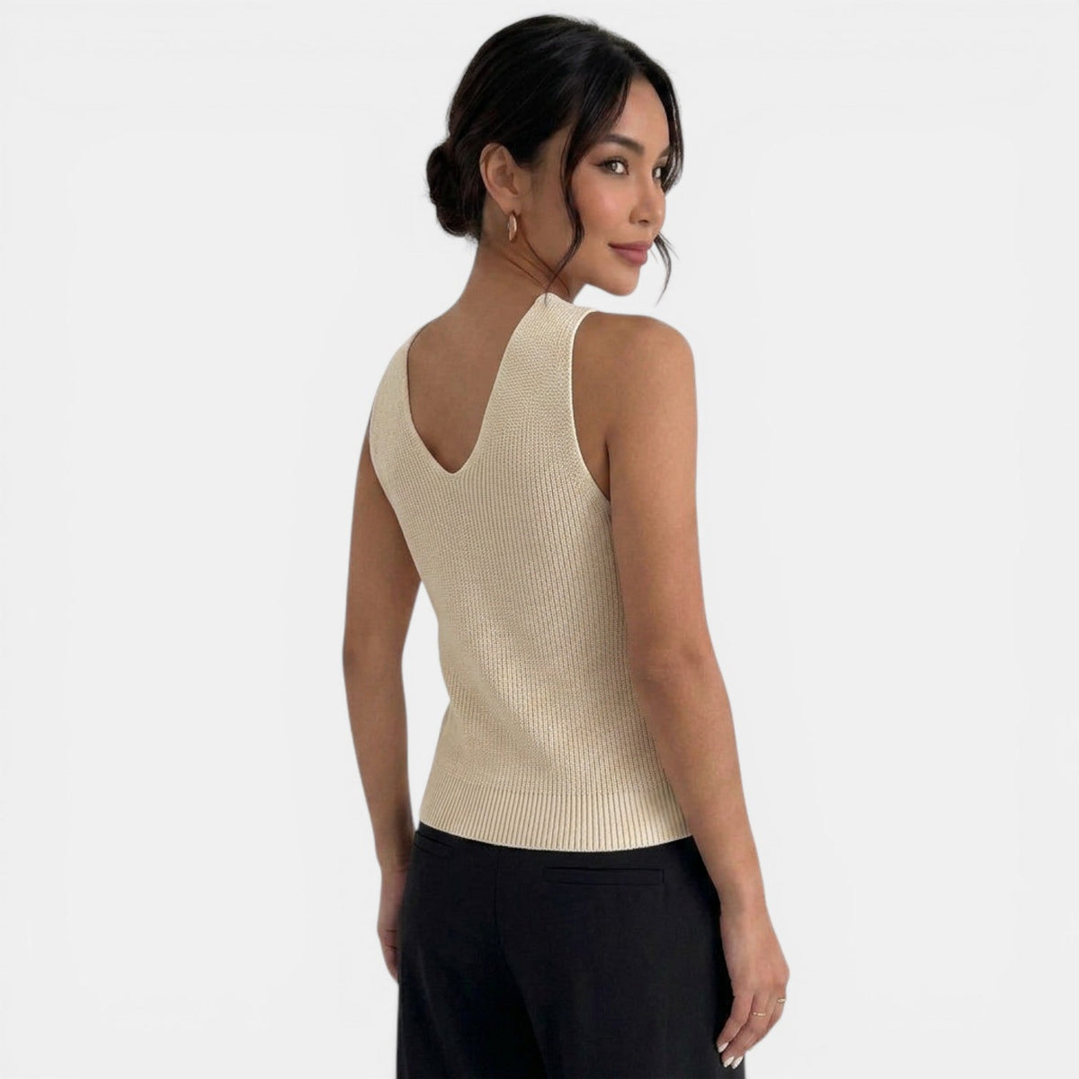 Top Halter Punto Mujer