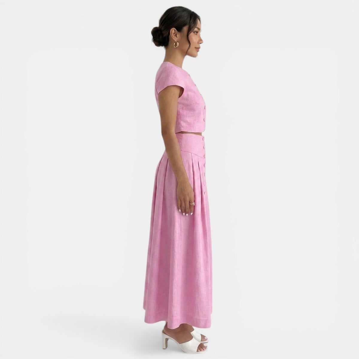 Vestido Maxi Elegante Dos Piezas