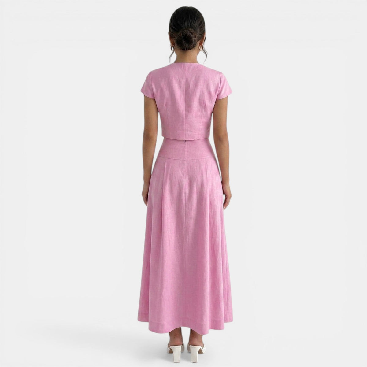 Vestido Maxi Elegante Dos Piezas