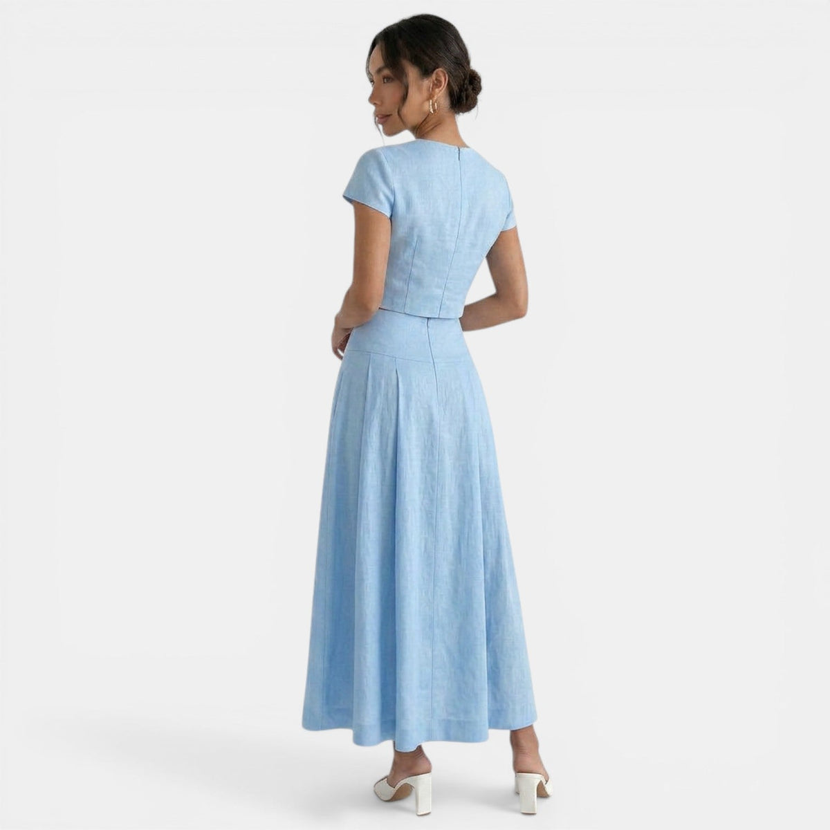 Vestido Maxi Elegante Dos Piezas