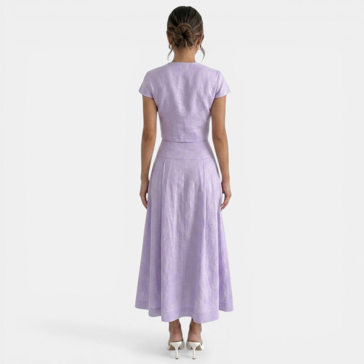Vestido Maxi Elegante Dos Piezas