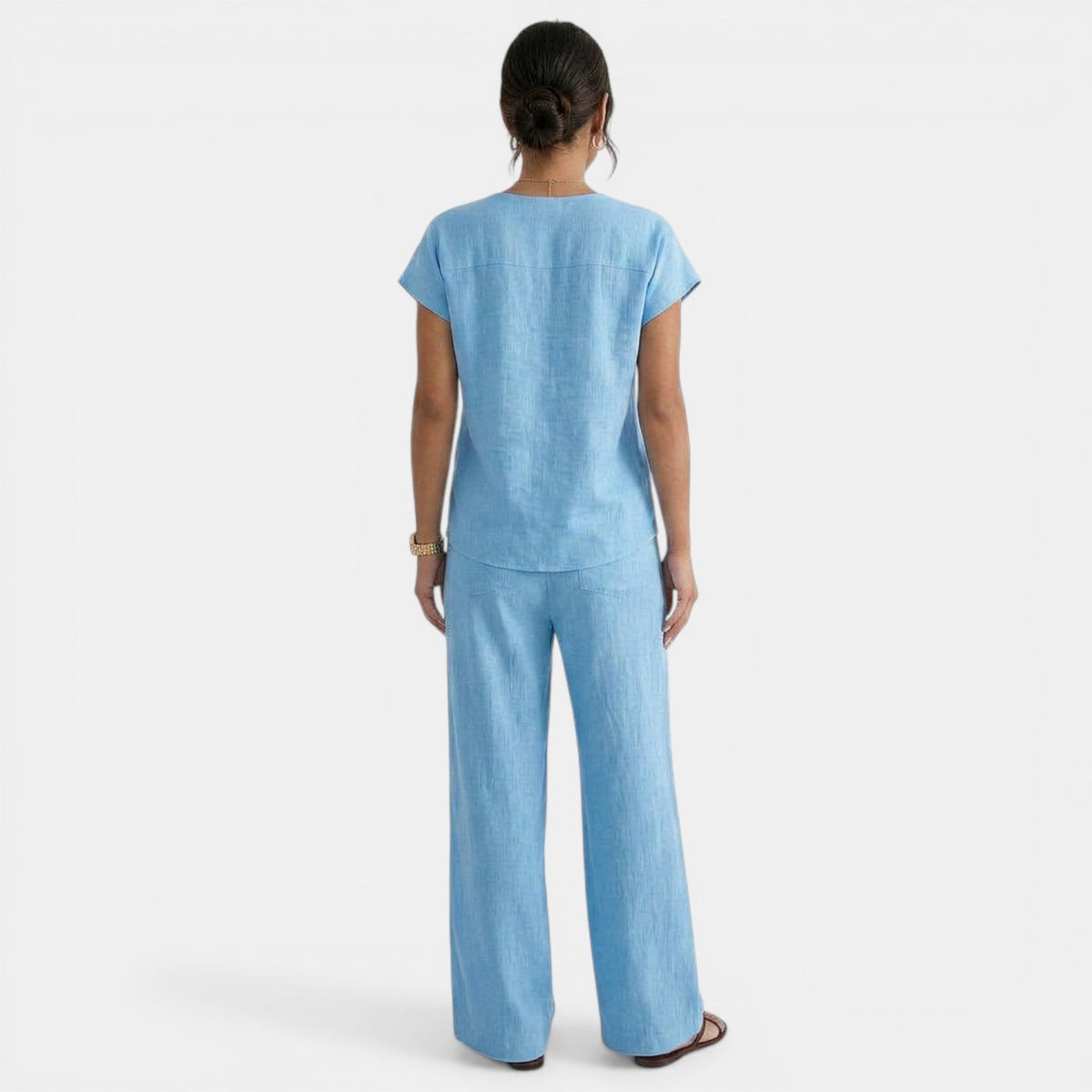 Conjunto Lino Verano Pantalón Mujer