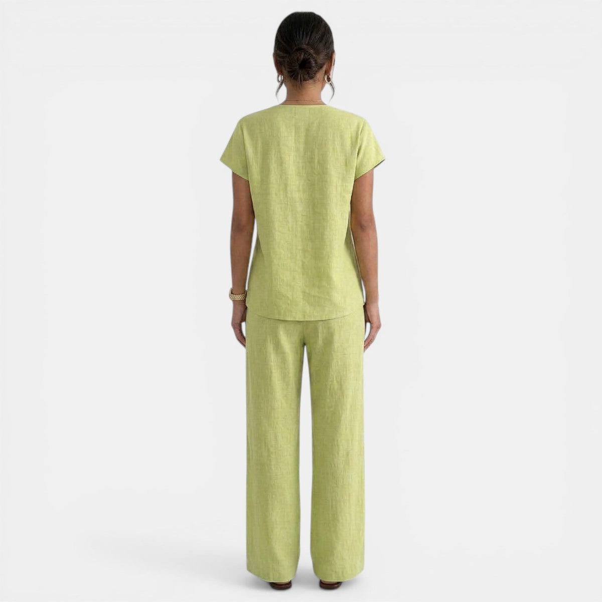 Conjunto Lino Verano Pantalón Mujer