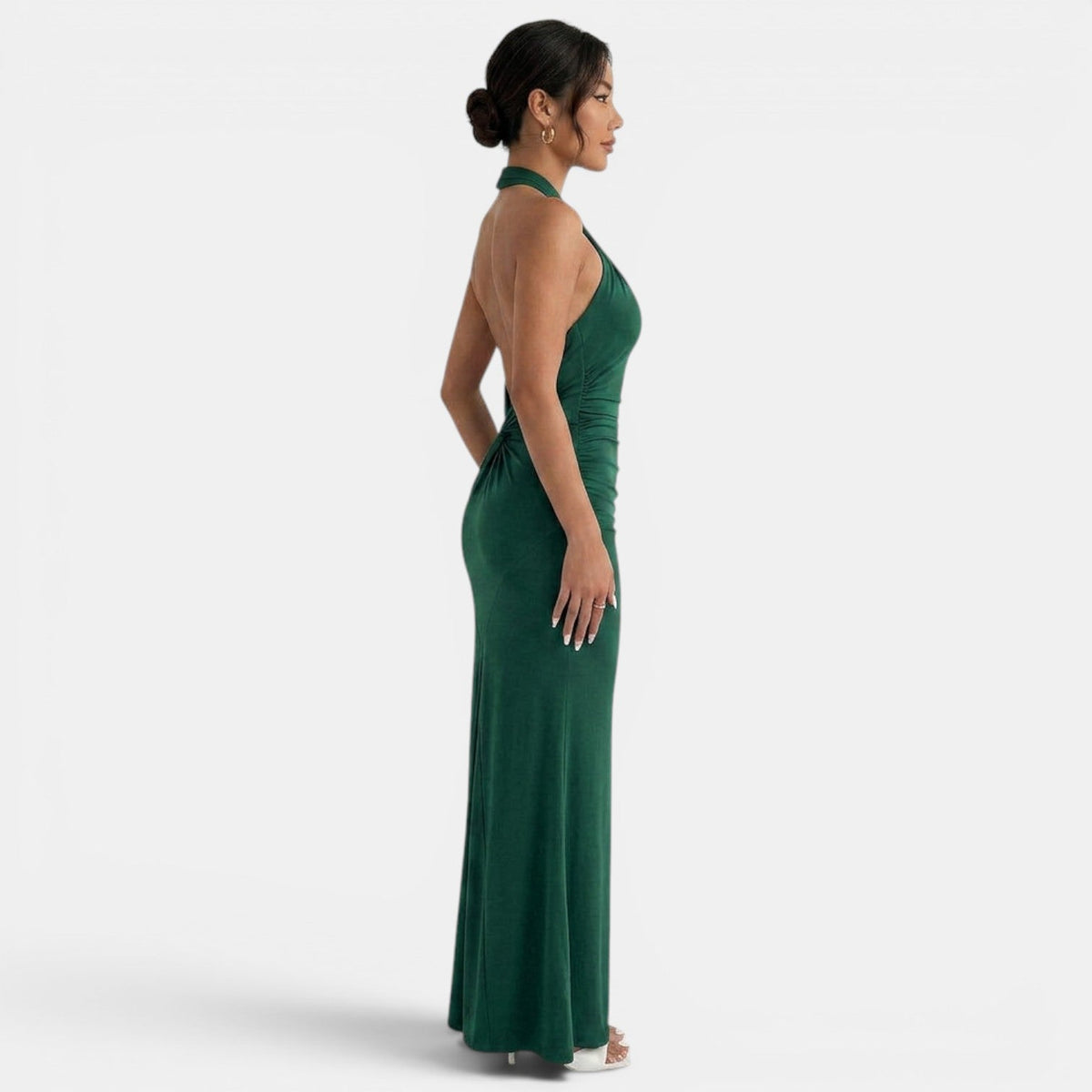 Vestido Largo Halter Elegante Mujer