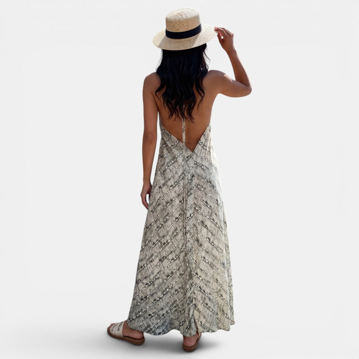 Vestido Largo Boho Mujer Tirantes