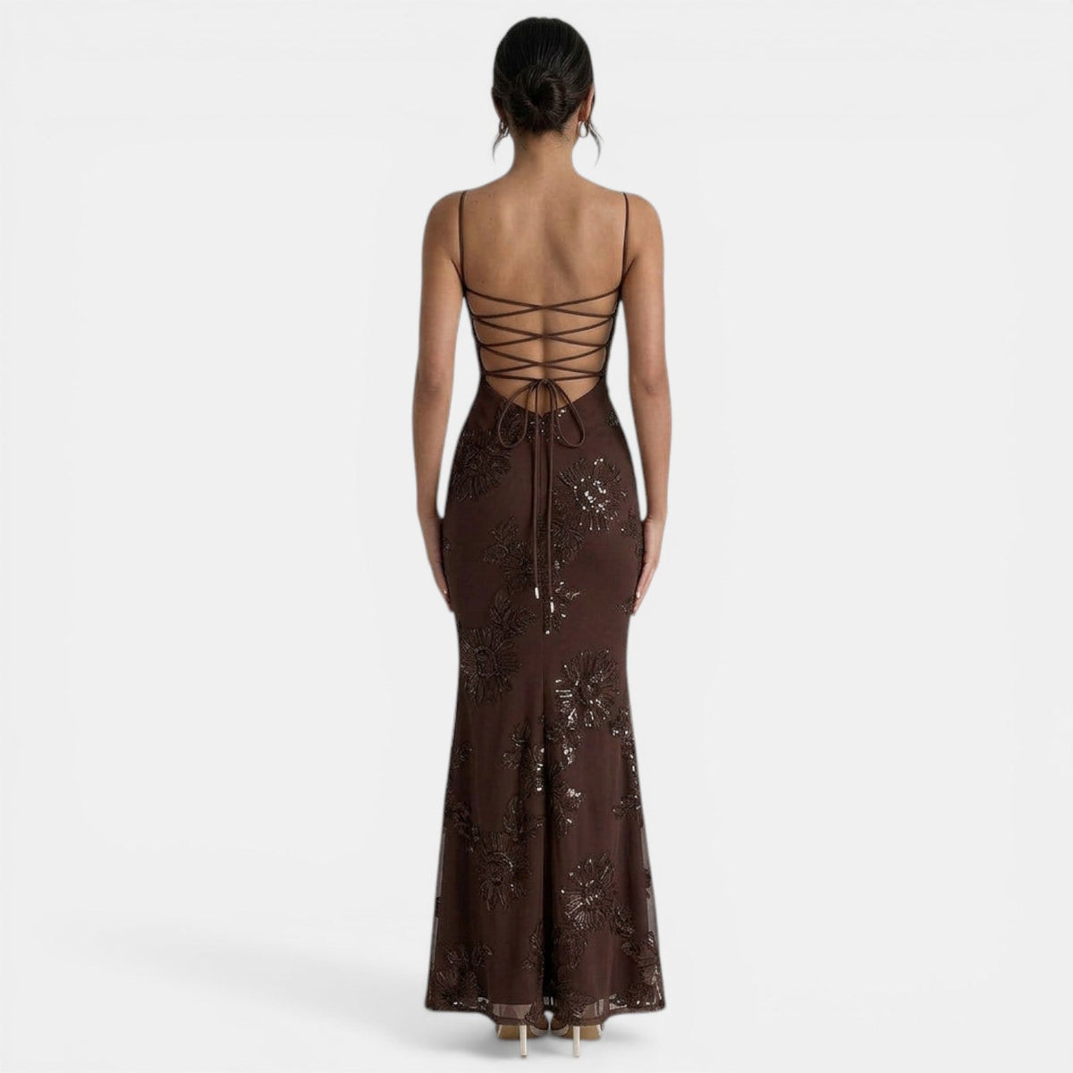 Vestido Maxi Bodycon Flores