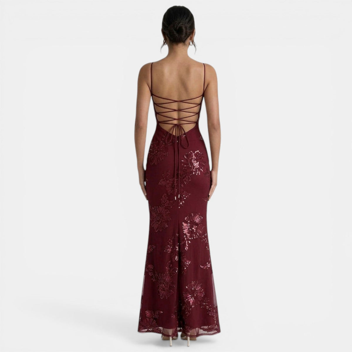 Vestido Maxi Bodycon Flores