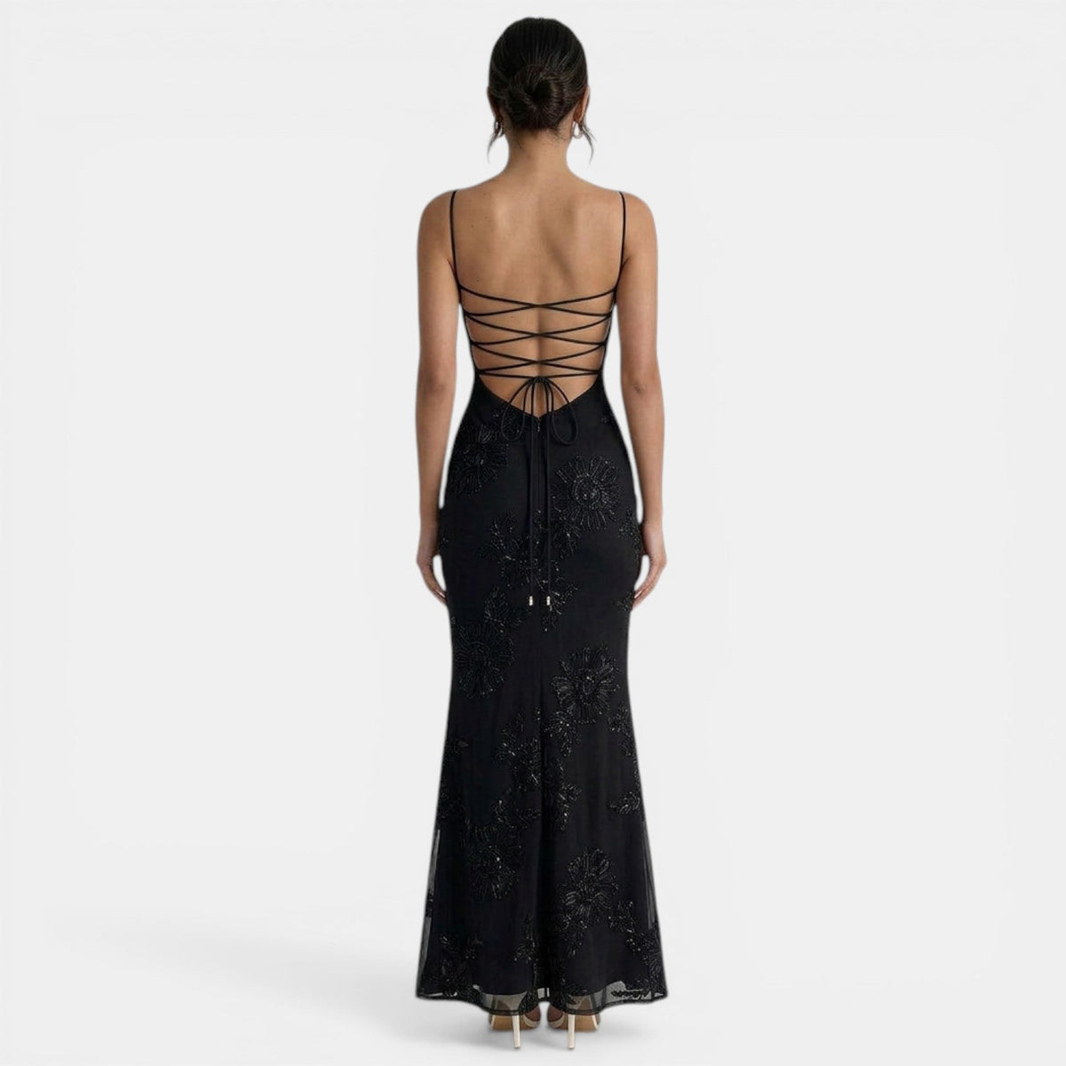 Vestido Maxi Bodycon Flores