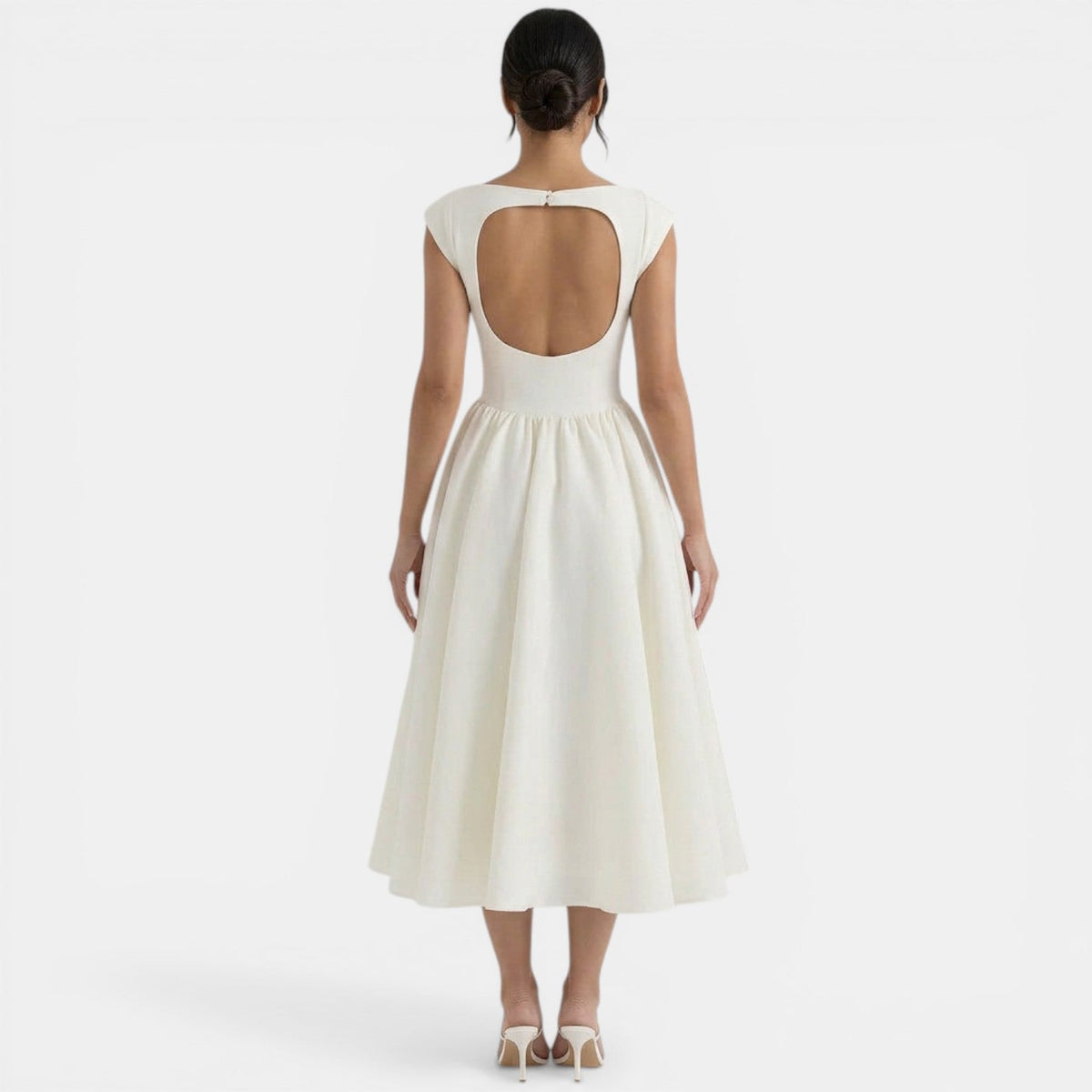 Vestido Midi Mujer Elegante