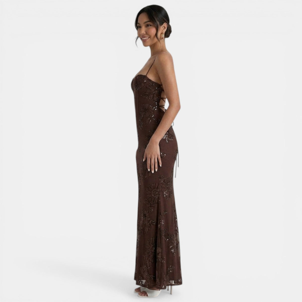 Vestido Maxi Bodycon Flores
