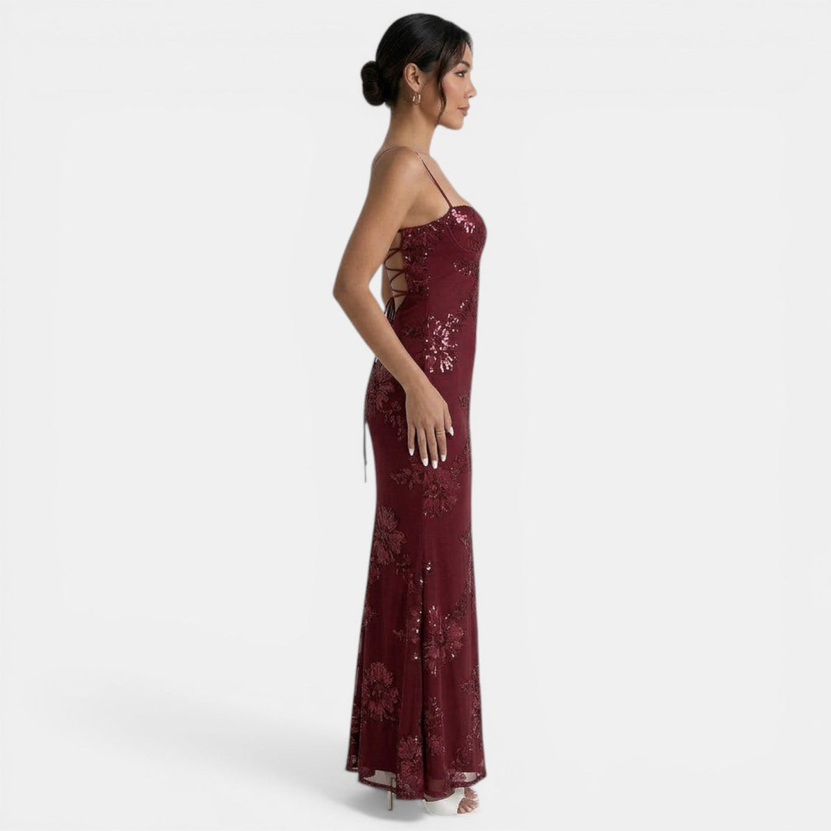 Vestido Maxi Bodycon Flores