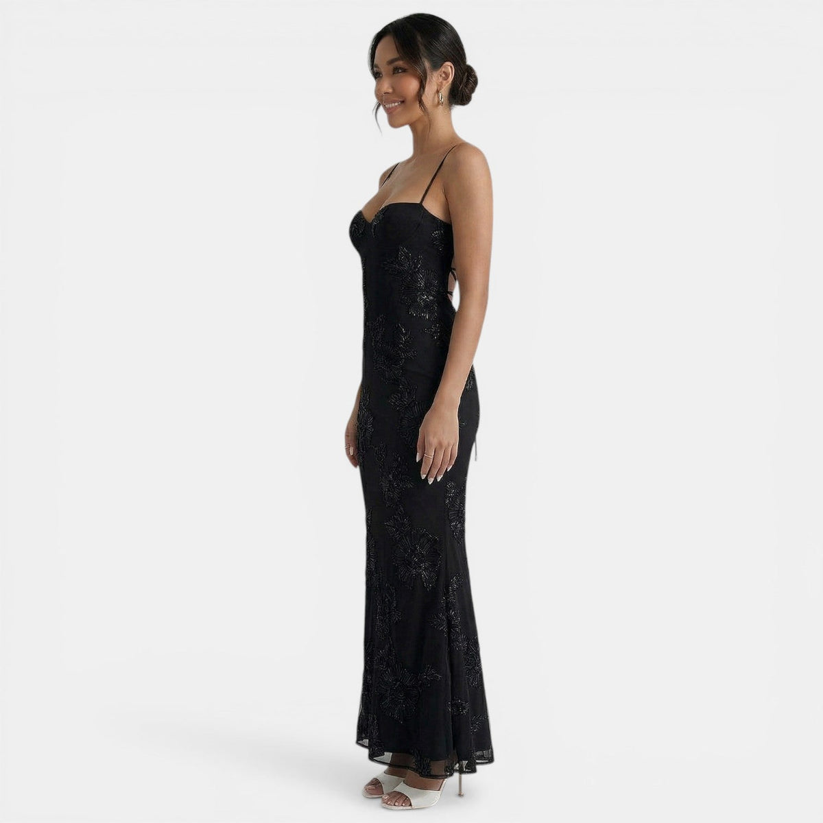 Vestido Maxi Bodycon Flores