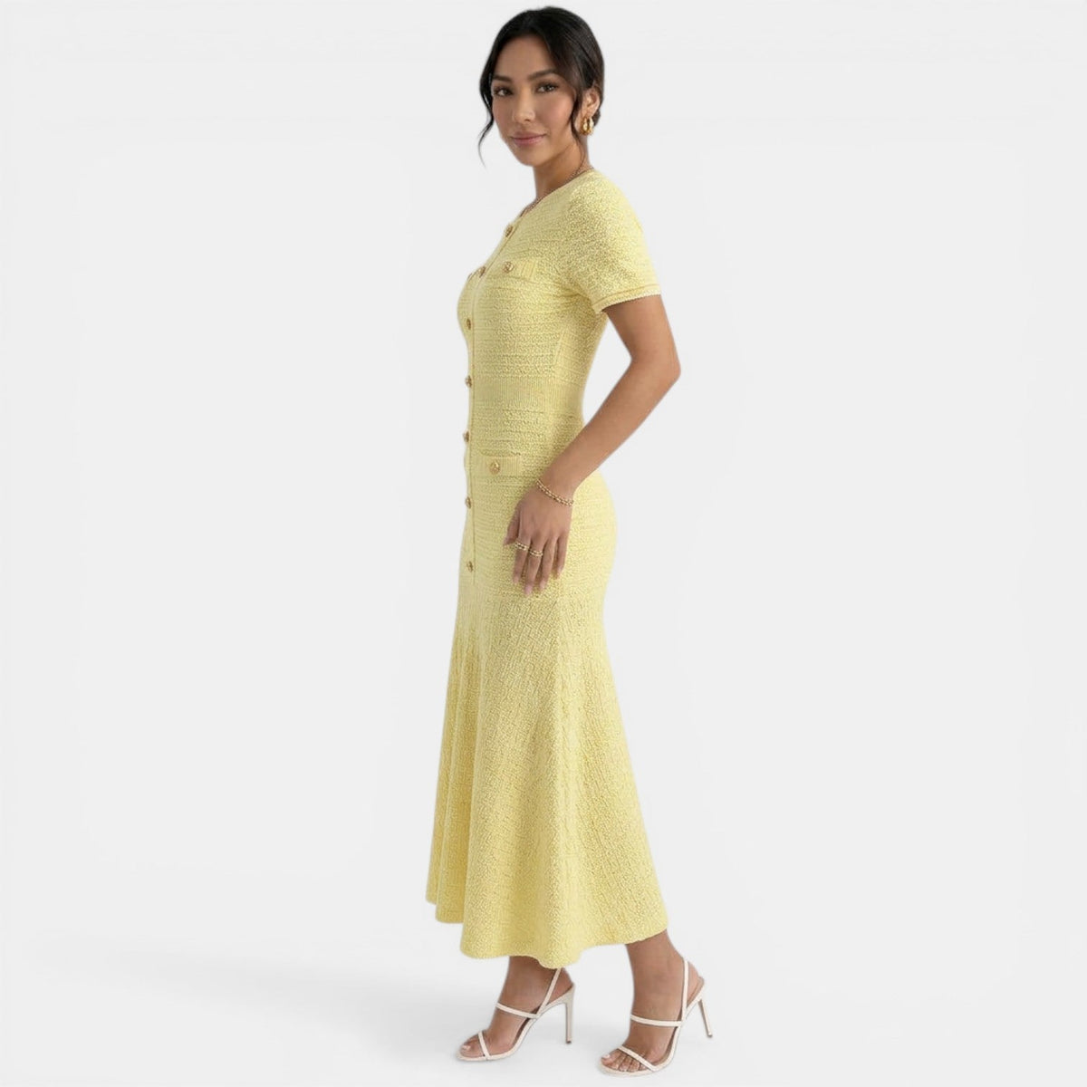 Vestido Midi Elegante Mujer
