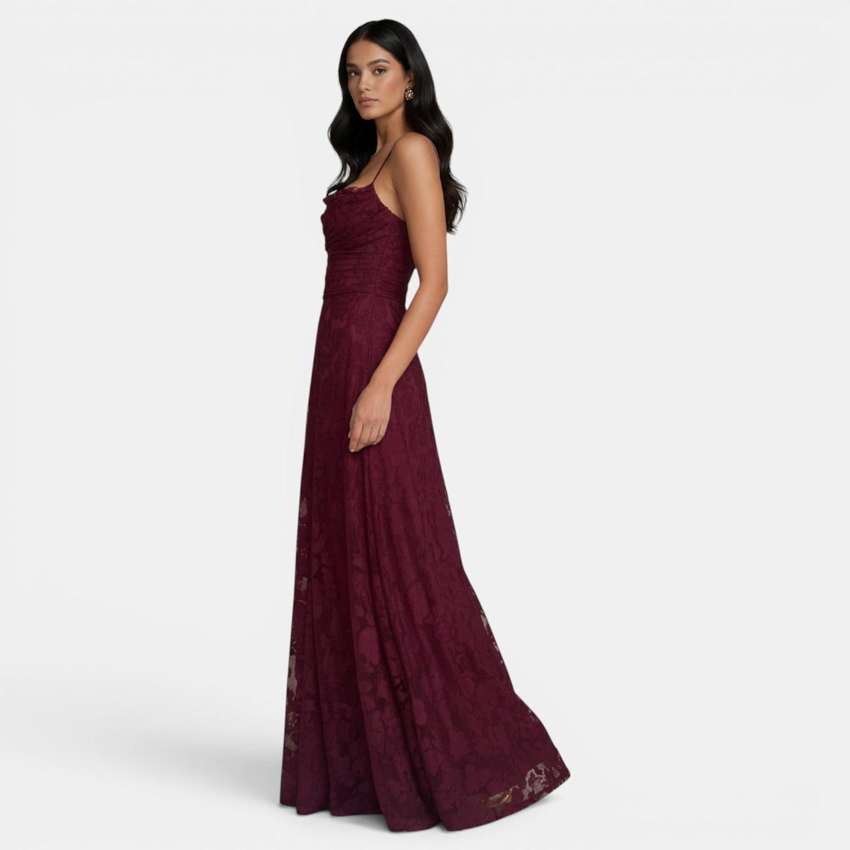 Vestido Mujer Ajustado Sin Espalda con Lazos