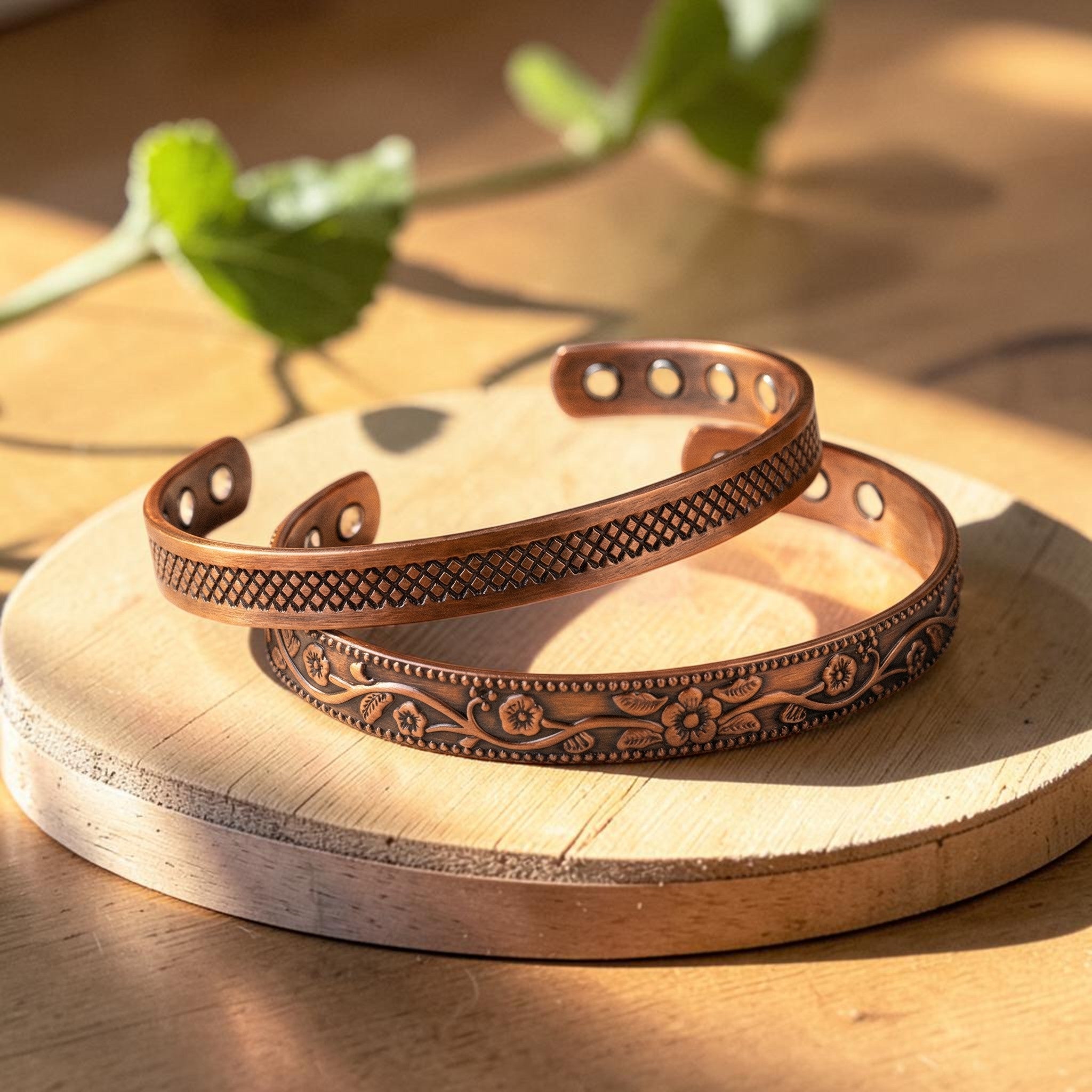 Set de Pulseras Forja de Cobre