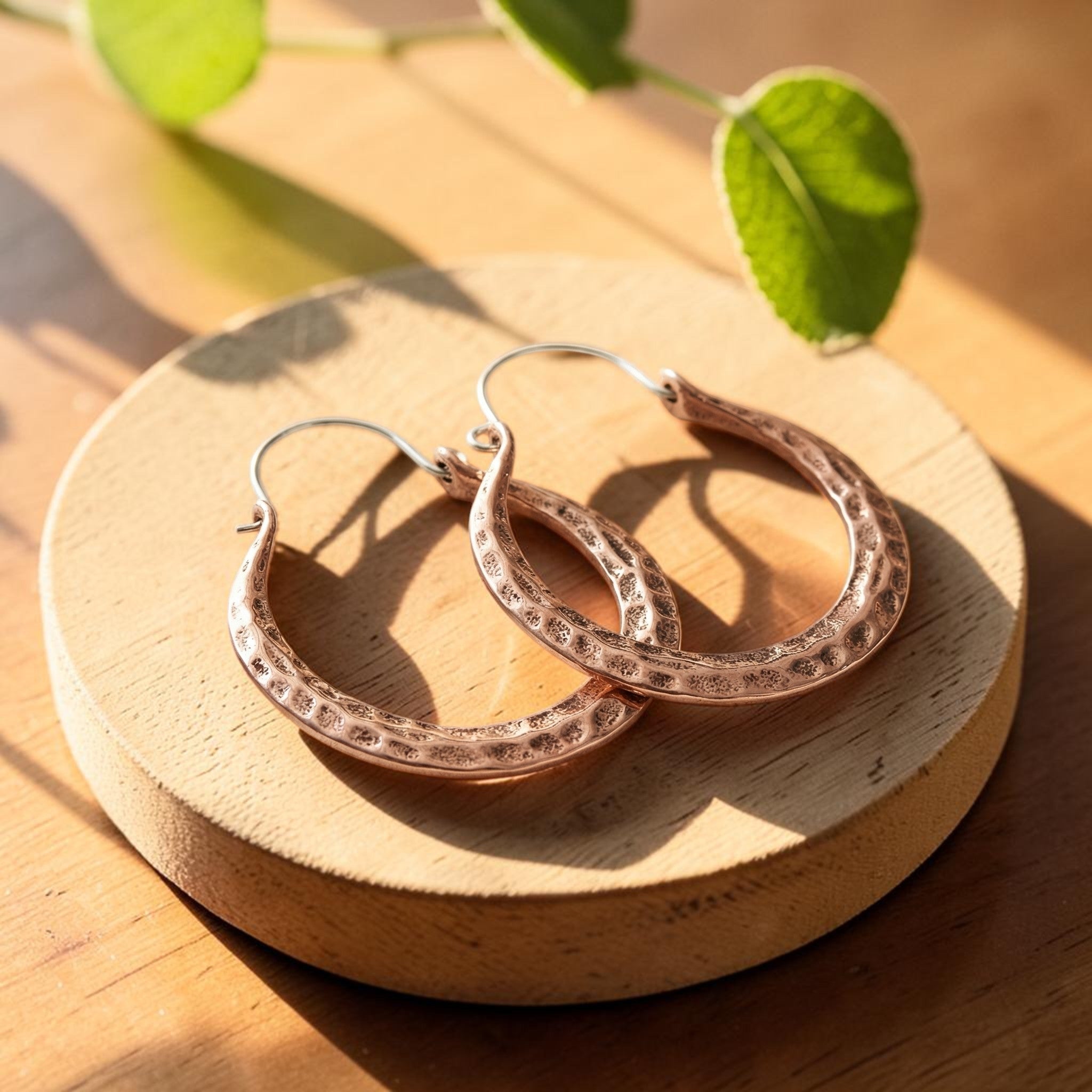 Pendientes Brasa de Cobre