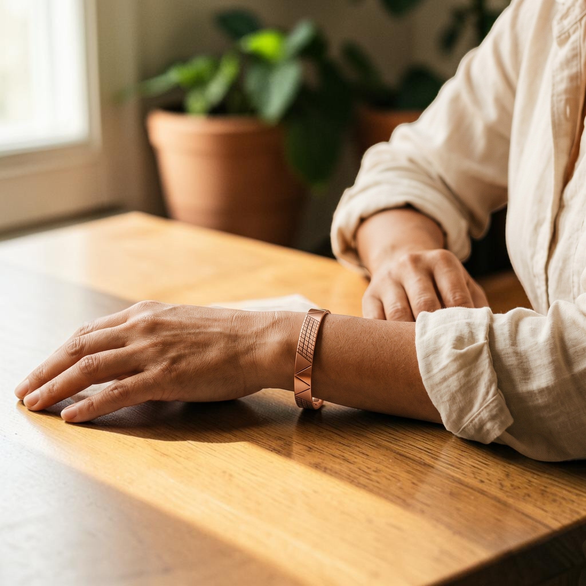 Pulsera Cresteria de Cobre