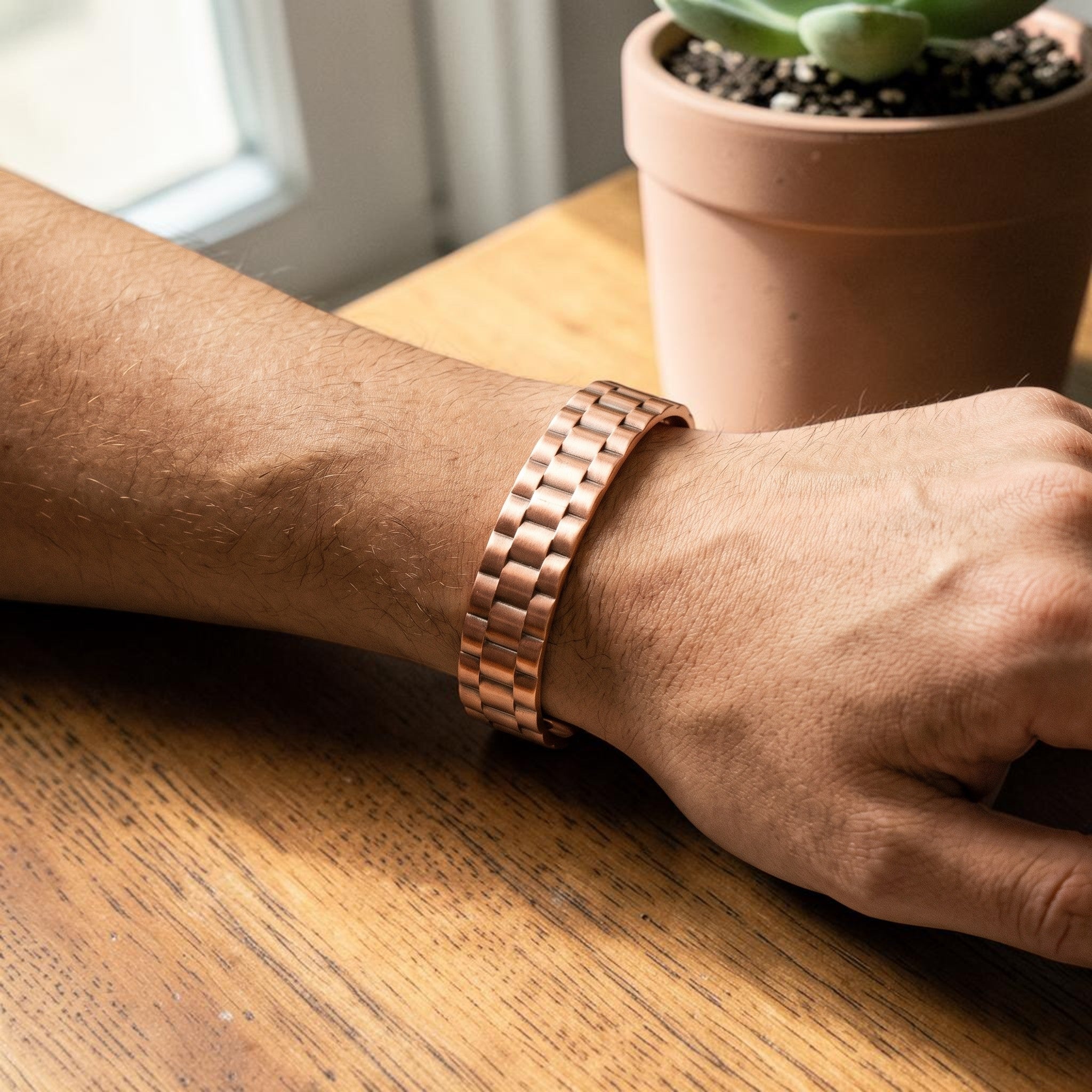 Pulsera Hombre Mineral de Cobre