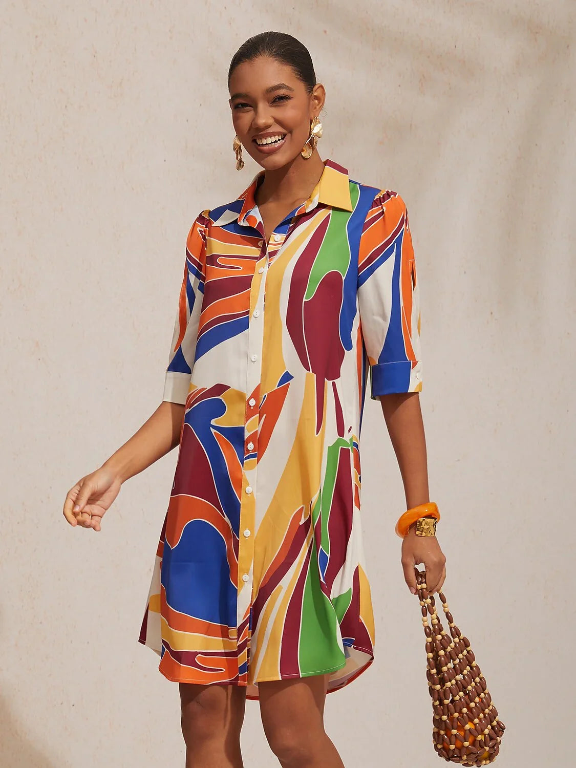 Santorini | Vestido Camisero Midi