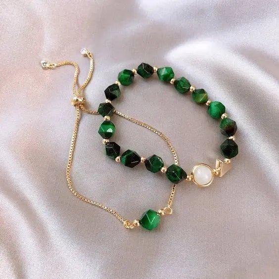 Set de Pulseras Elegantes Verdes