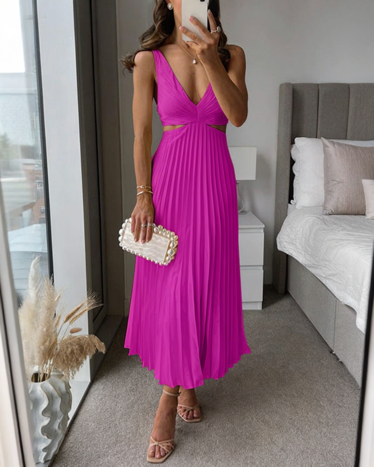 Lola | Abito plissettato da cerimonia