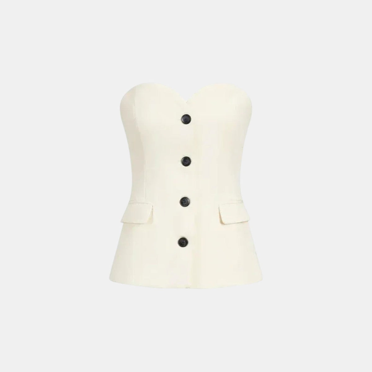 Conjunto de Dos Piezas Estilo Corsé para Mujer con Pantalón Ancho