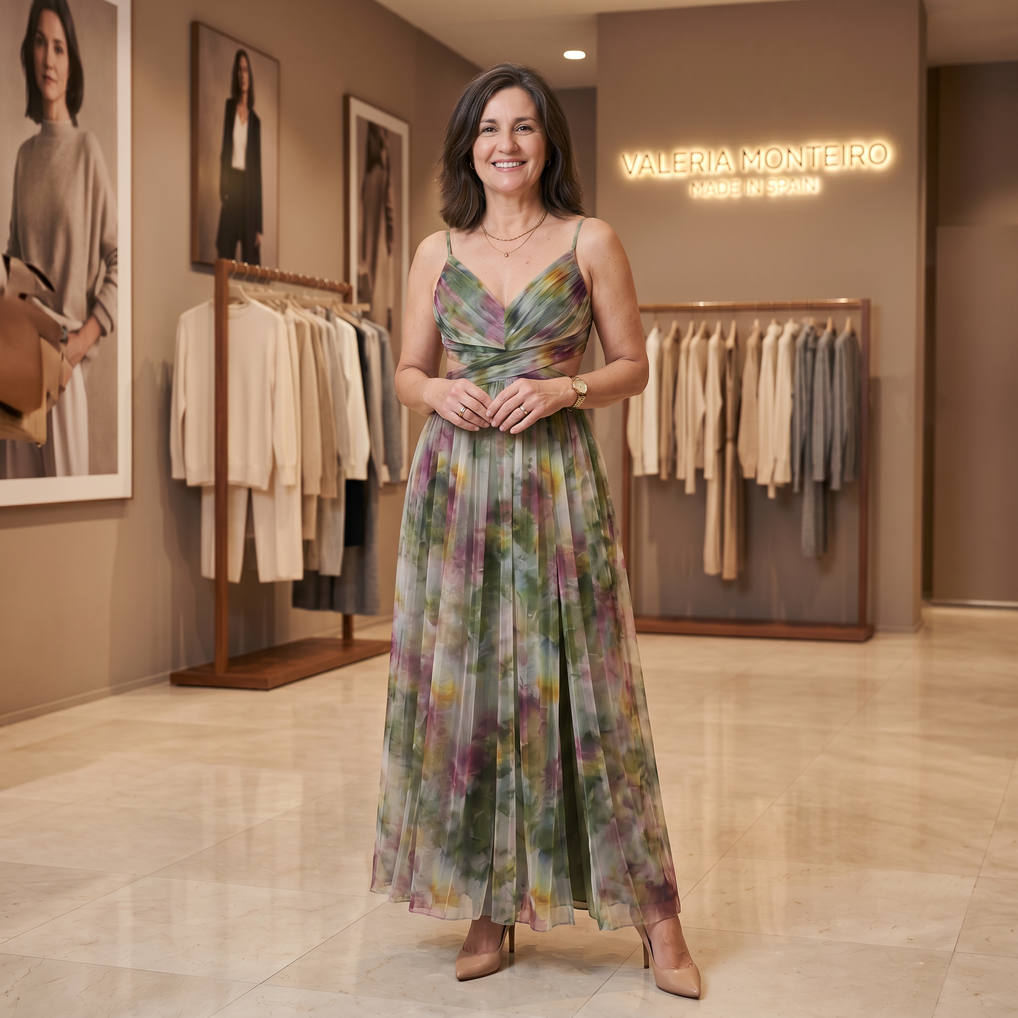 Lola | Vestido maxi floral encantador