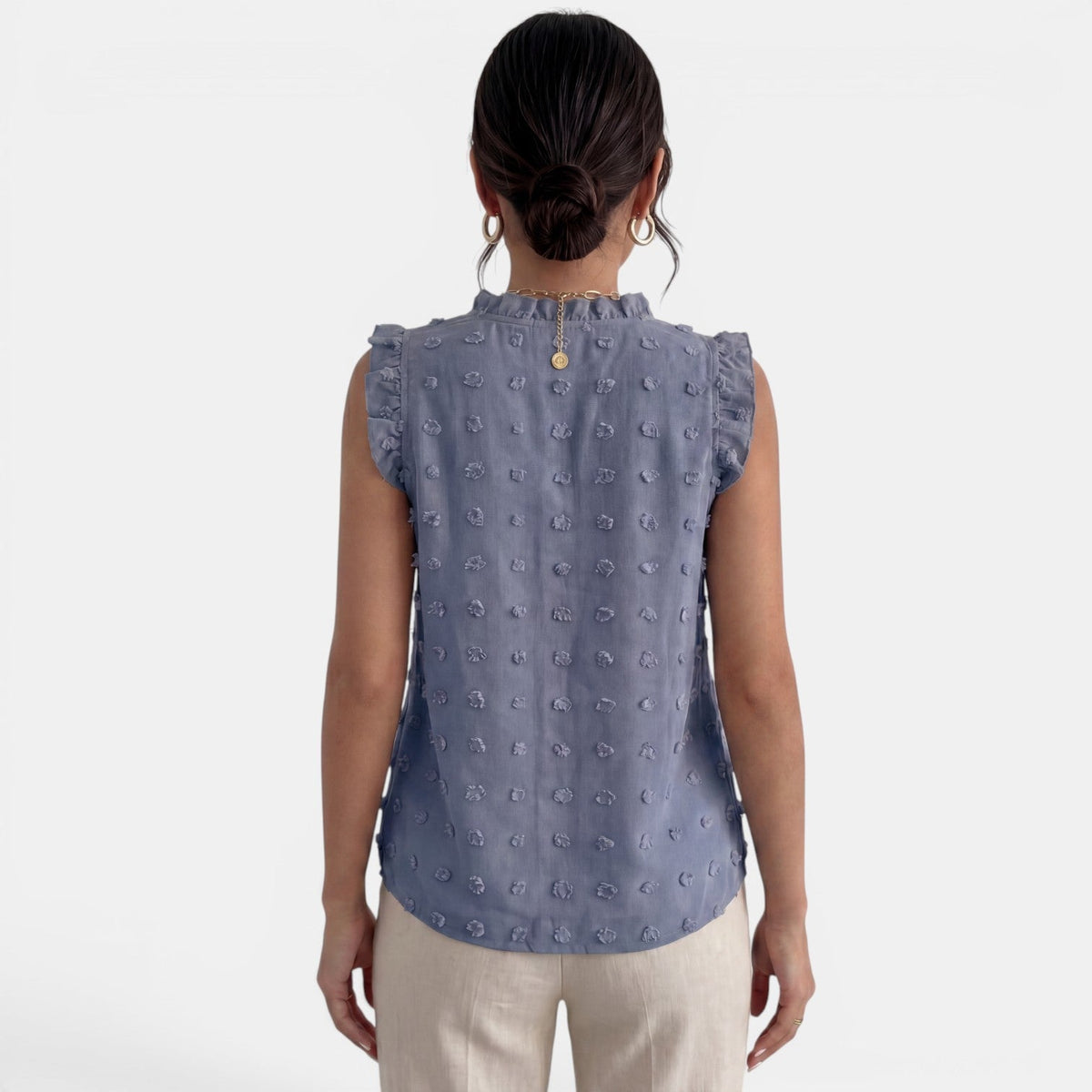 Blusa Mujer Volantes Elegante