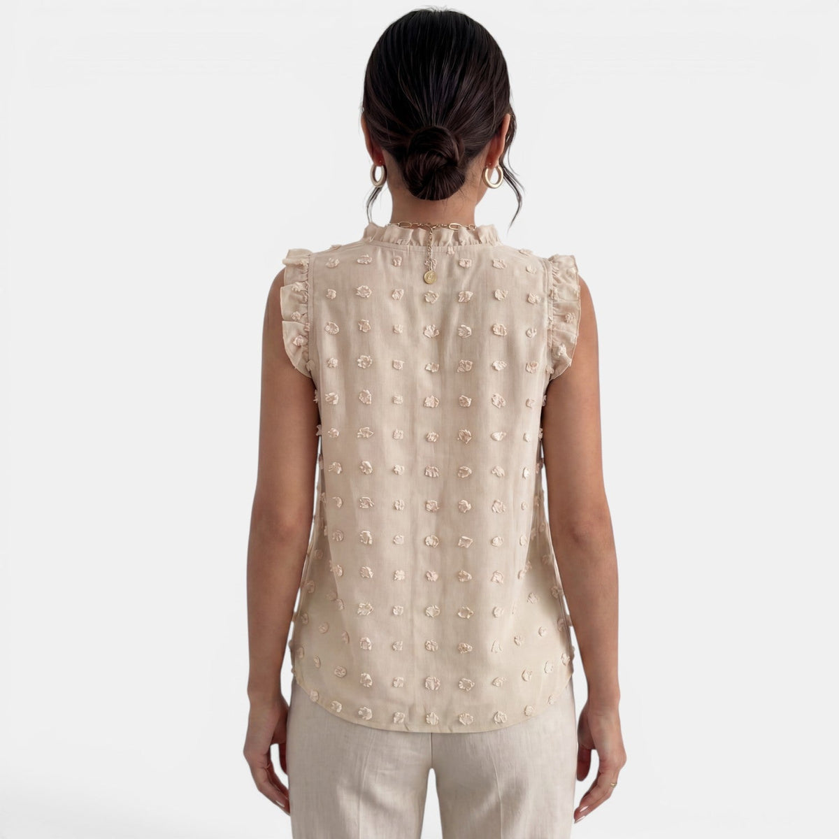 Blusa Mujer Volantes Elegante